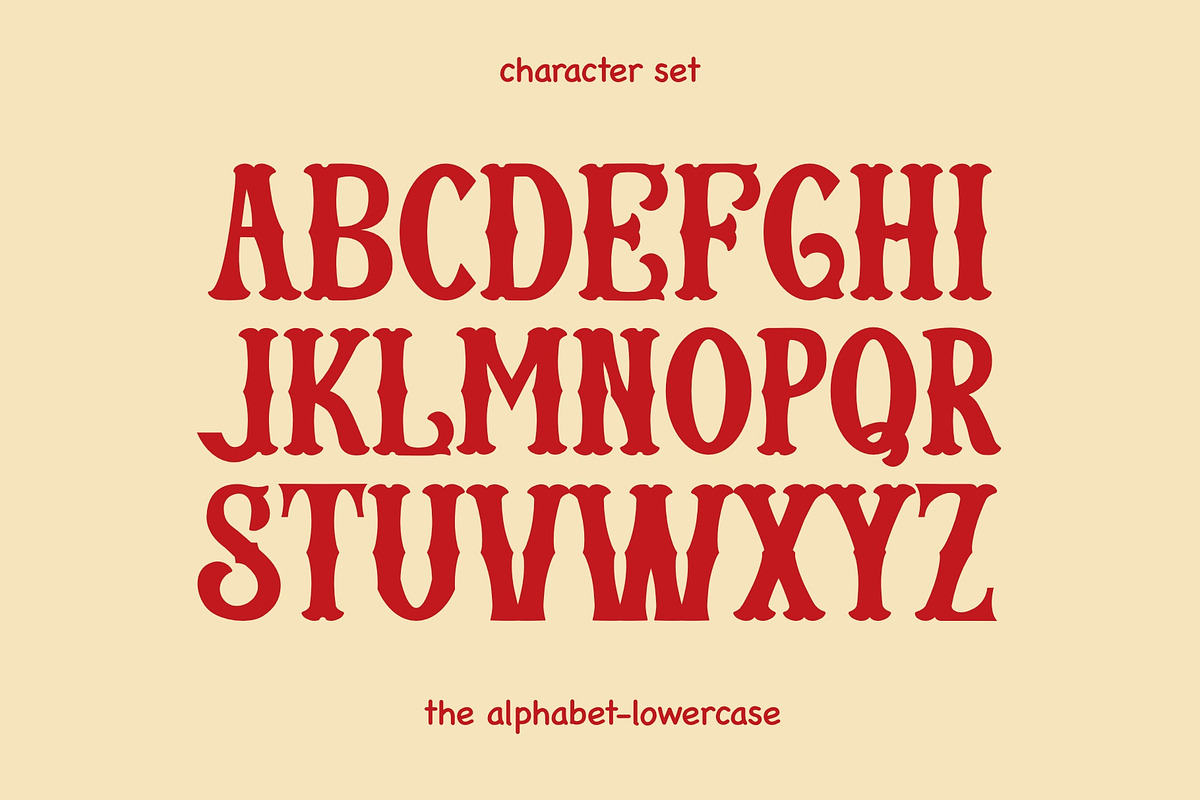 Circus Christmas Font - Fancy Font, a Serif Font by ariodsgn (Photo 3 of 9)