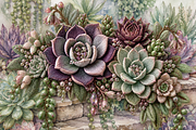 Beaded Succulents PNG, an Object Graphic by The Edit (Thumbnail 2 of 3)