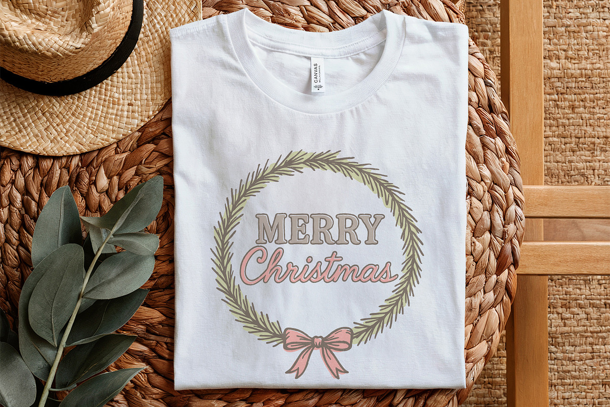 Merry Christmas Wreath PNG, Holiday, an Illustration by SharpMarketplace (Photo 5 of 9)