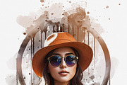 Costume Watercolor portrait Painting, an Action Add-On by MRI STUDIO (Thumbnail 14 of 15)