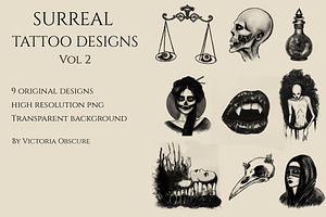 Surreal Tattoo Designs Vol 2