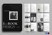 Digital E-Book Design Template, a Magazine Template by E-Type (Thumbnail 1 of 7)