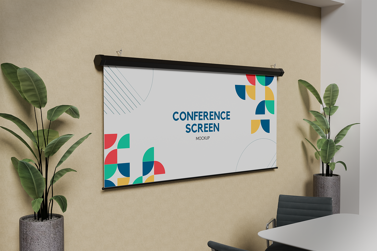 Conference Hall Screen Mockup, a Product Mockup by xavier_studio (Photo 5 of 5)
