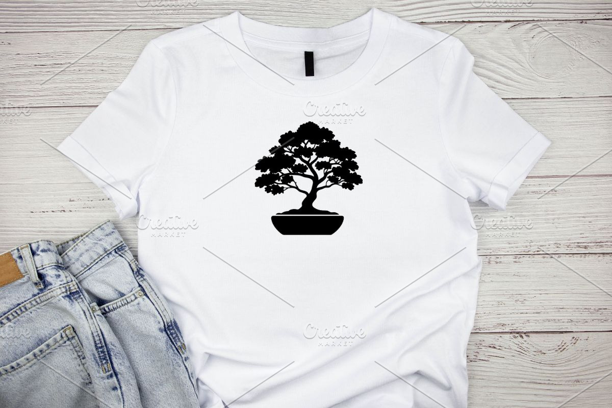 Bonsai Silhouette SVG, an Object Illustration by newminddesign (Photo 2 of 5)