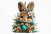 Whimsical Easter Animal Clipart, an Illustration by Craft Nest (Thumbnail 9 of 11)