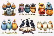 Halloween Quirky Birds Clipart, an Illustration by Dream Creation (Thumbnail 2 of 6)
