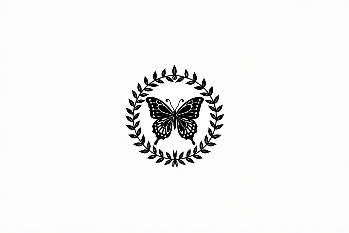 Butterfly Silhouette Vector Set, an Illustration by Designs_River (Photo 8 of 9)