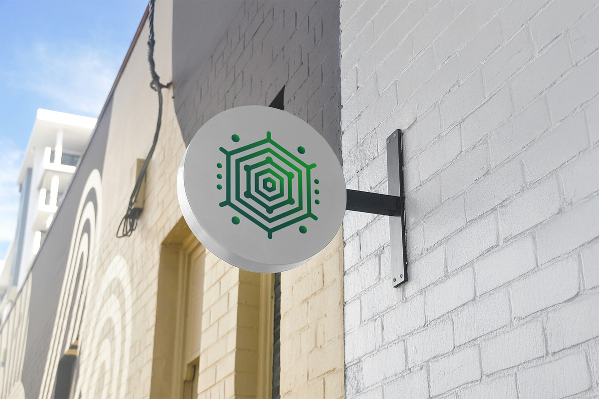 Geometric Hexagon Tech Logo, a Branding & Logo Template by Vectorium Studio (Photo 8 of 9)