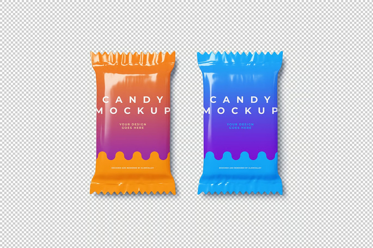 Candy Mockup, a Packaging Mockup by zpackcreative (Photo 2 of 4)