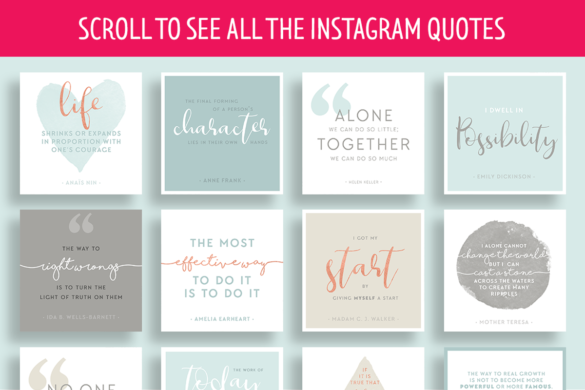 Wonderful Women Social Media Quotes, a Templates & Theme by Garlic Friday Design (Photo 4 of 6)