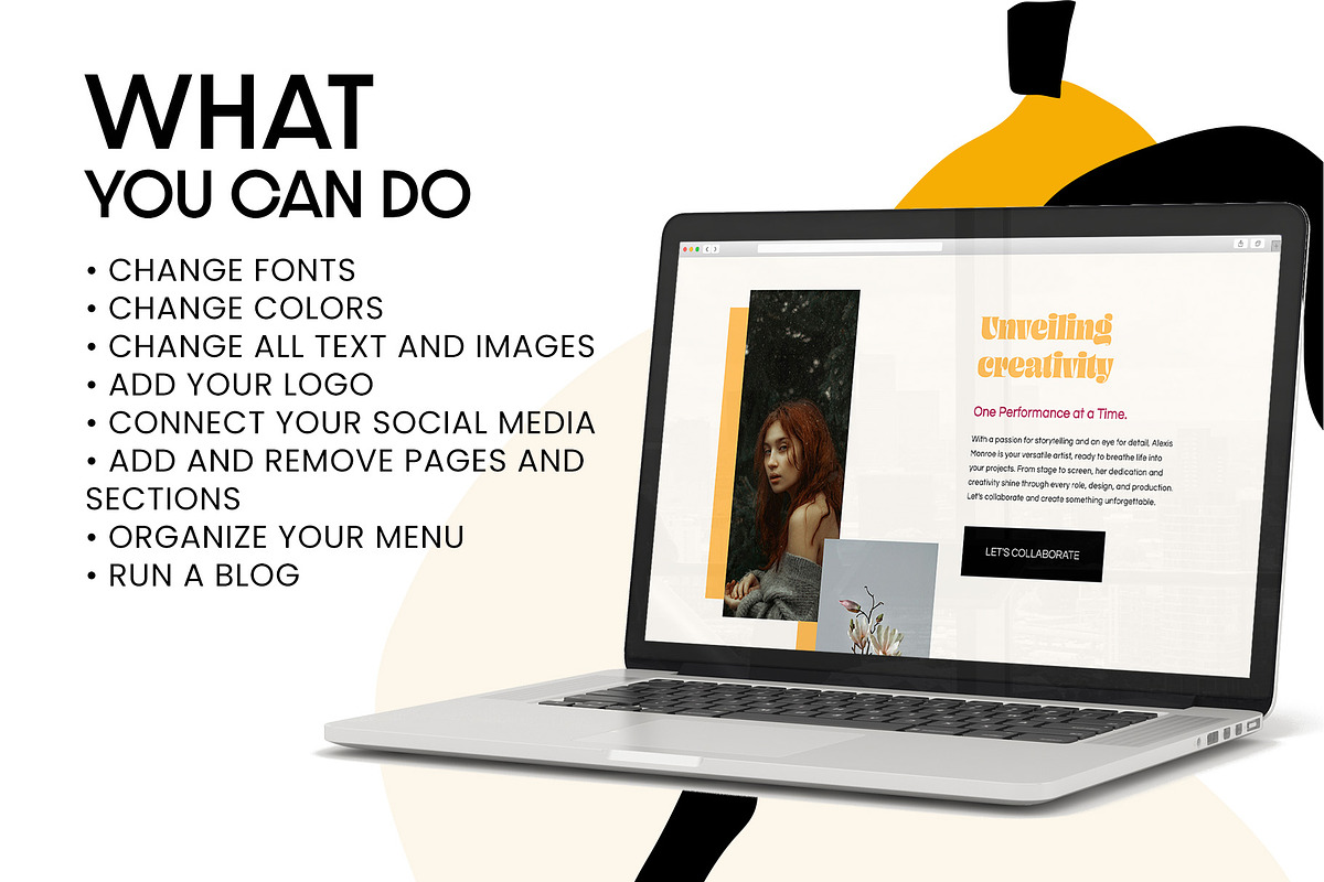 Artist Squarespace 7.1 Template, a Squarespace Template by PATCHPO (Photo 4 of 10)