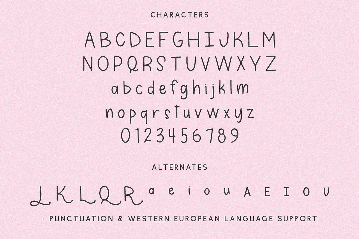Jumblebox Sans, a Handwritten Font by Beck McCormick (Photo 10 of 10)