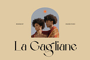 La Gagliane Classic Modern Font, a Sans Serif Font by Hishand Studio (Thumbnail 1 of 12)