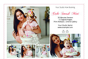 Cake Smash Mini Session Template, a Flyer Template by retrographix (Thumbnail 2 of 3)