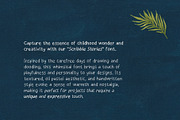Oil Pastel Font Scribble Stories, a Handwritten Font by Perplexitics (Thumbnail 7 of 10)