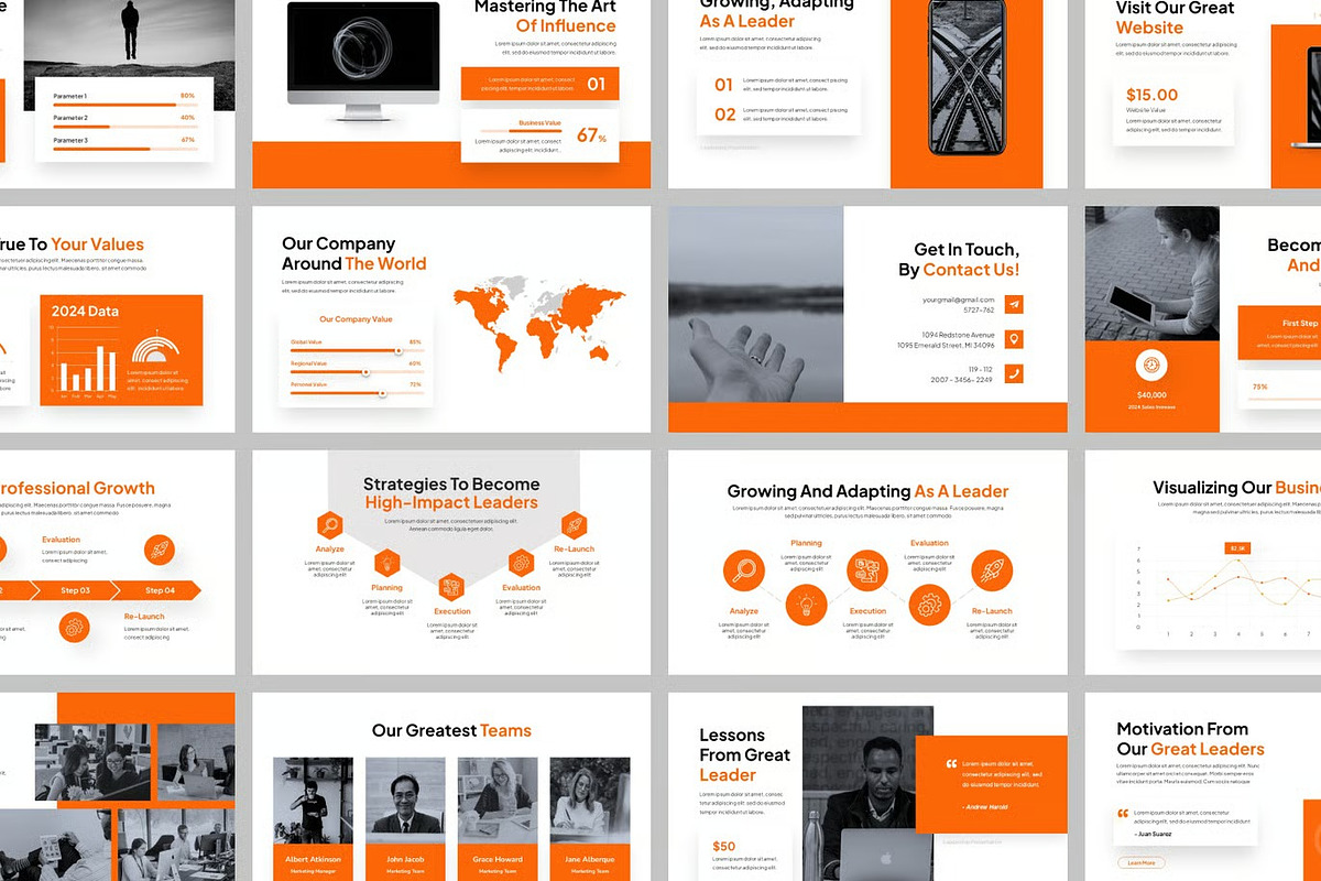 Leadership Presentation Powerpoint, a Presentation Template by Fit-tee (Photo 2 of 2)