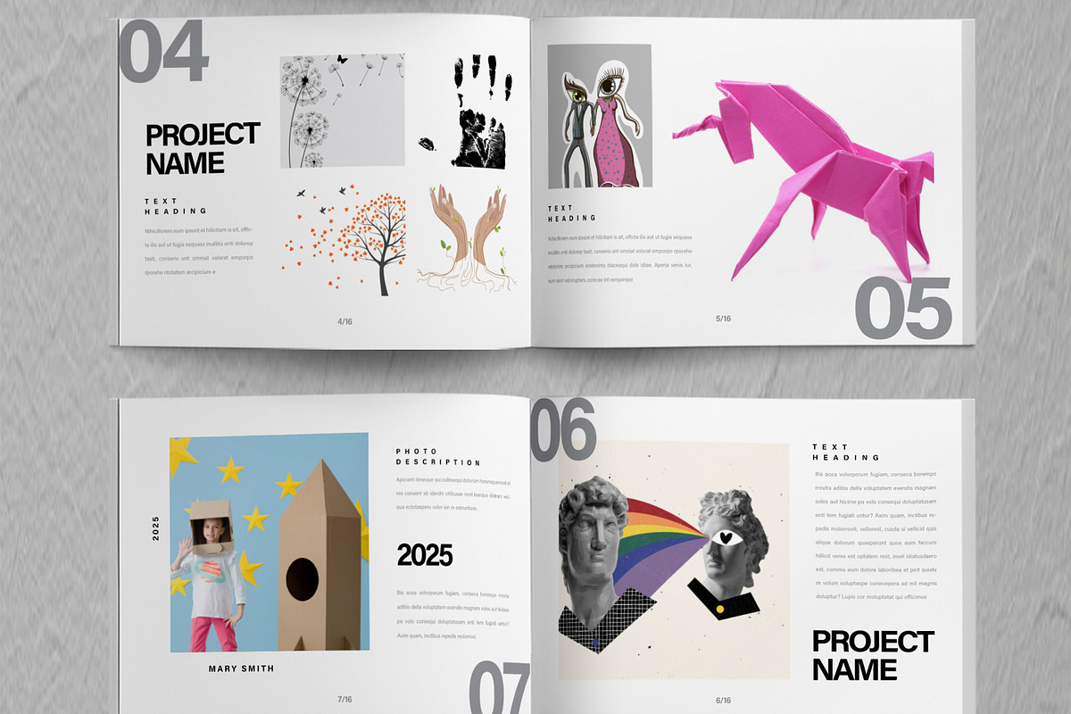 Graphic Designer Portfolio Layout