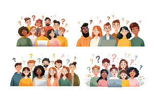Crowd people group diversity, a Person Illustration by Onyx