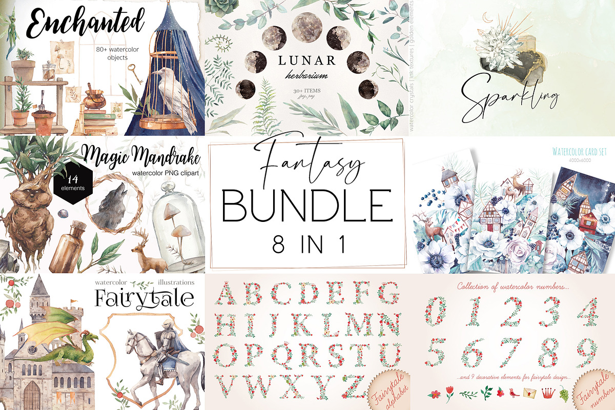 Fantasy BUNDLE, an Illustration by Eisfrei (Photo 1 of 16)