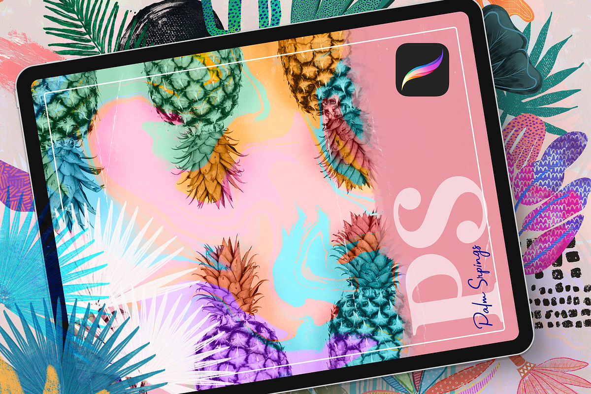 Palm Springs - Procreate & Photoshop, a Brush Add-On by OkayAnnie Designs (Photo 2 of 19)