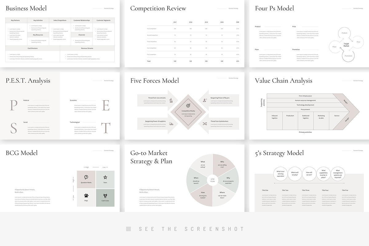 Business Strategy PowerPoint Design, a Presentation Template by TemplatesForest (Photo 8 of 11)