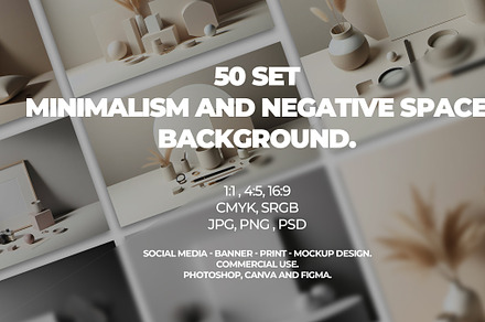50 Minimalist & Negative Space
