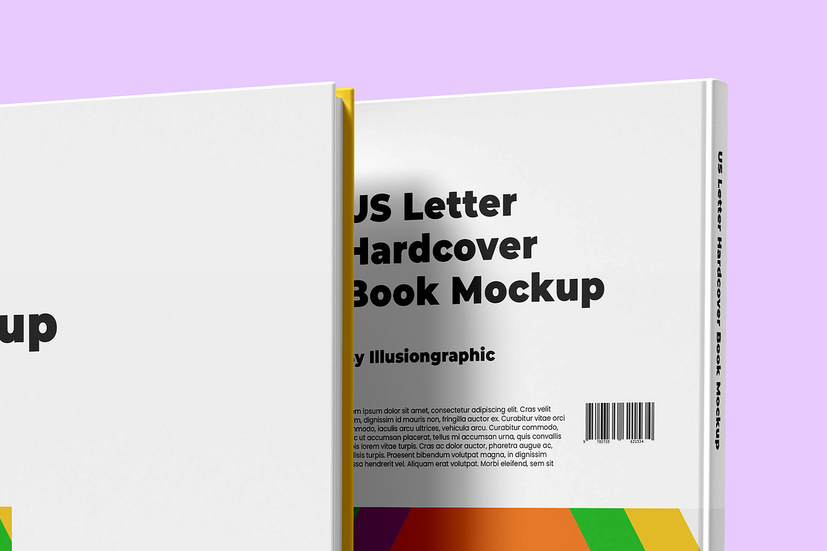 US Letter Hardcover Book Mockup, a Books & Magazine Mockup by Illusiongraphic (Photo 21 of 29)