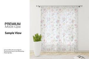 Voile Net Curtain Set