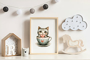 Funny Dog and Cat Postage Stamps, an Illustration by CreationArt (Thumbnail 6 of 9)