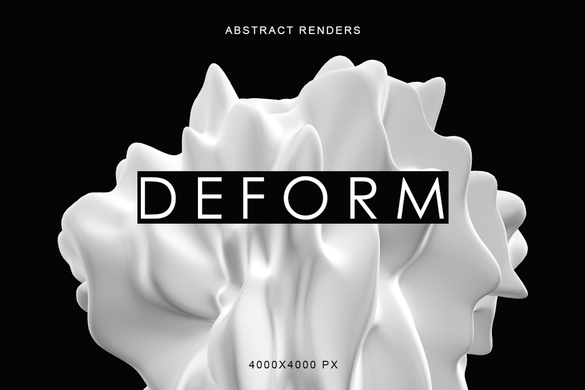 Deform - Abstract 3D shapes, an Object Graphic by ghost friend's shop (Photo 1 of 3)