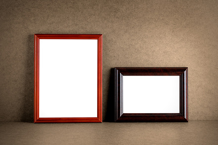 Old wooden photo frame featuring photo, frame, and wood preview 6