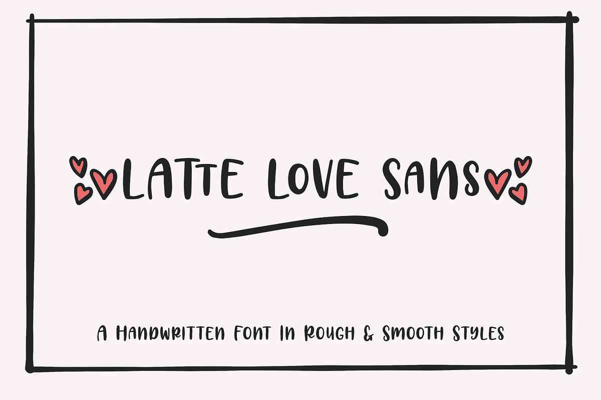 Latte Love Sans