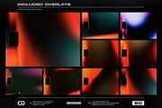 Light Leaks Film Overlays, a Texture Graphic by Cursedesign (Thumbnail 4 of 6)