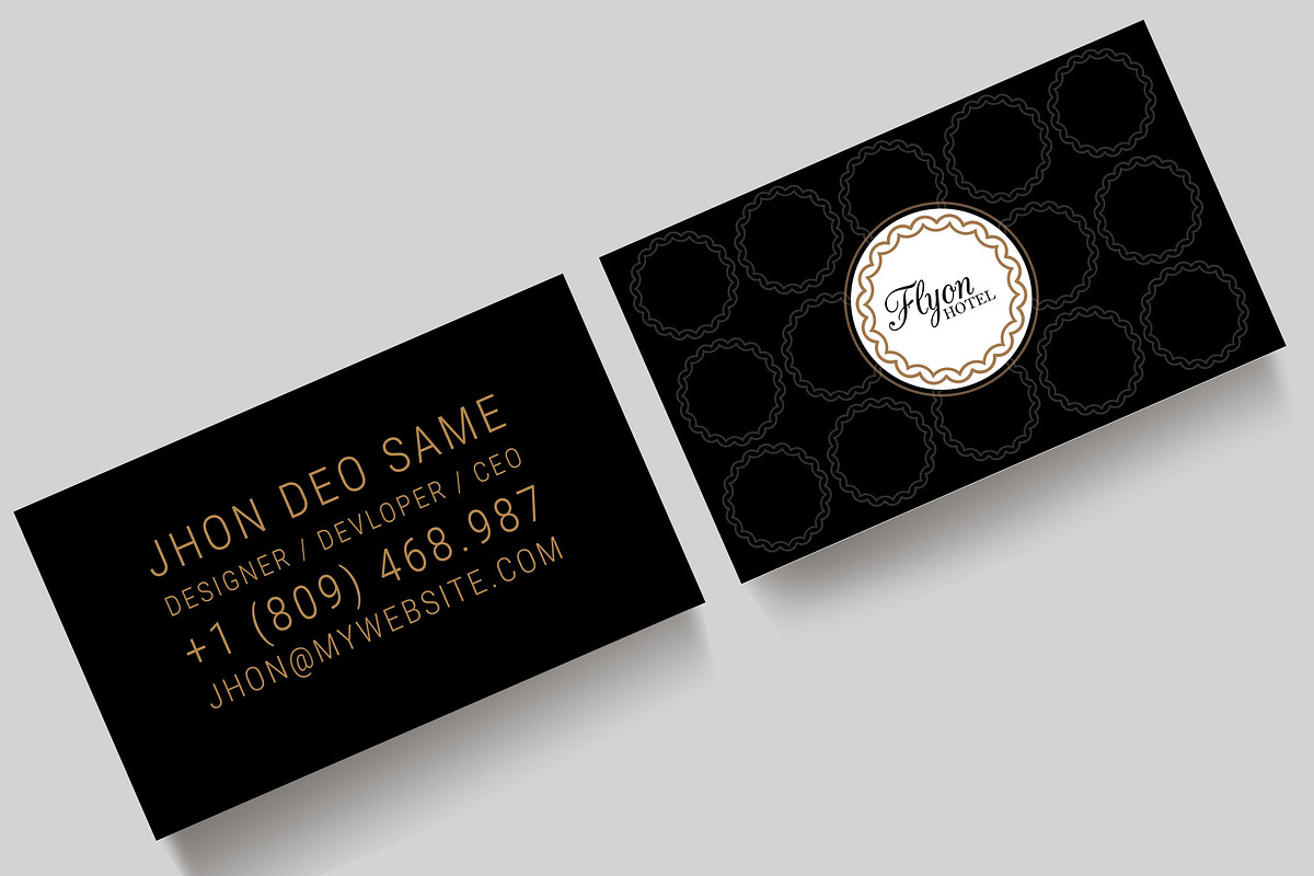 Flyon Business card Template, a Business Card Template by ORCOLOR (Photo 2 of 7)