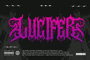 Noctyrr Heavy Metal Gothic Font, a Blackletter Font by Letterara (Thumbnail 7 of 15)