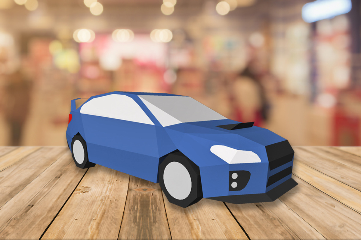DIY Sedan Car - 3d papercraft, a Templates & Theme by PAPER amaze