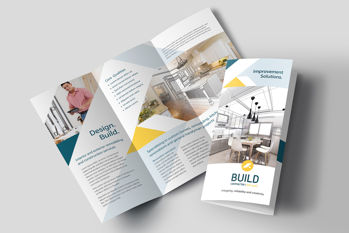 Contractor Trifold Brochure Template, a Brochure Template by StockLayouts (Photo 1 of 4)