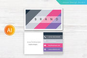 Modern Business Card Template Vol-10, a Business Card Template by M6 Gallery (Thumbnail 4 of 4)