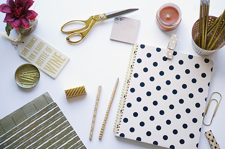 Fall harvest desk featuring feminine product mockup, product mockup, and