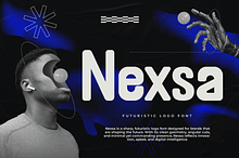 Nexsa – A Futuristic Logo Font