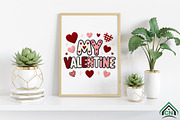 My Valentine Faux Crochet PNG, an Illustration by Craft Nest (Thumbnail 3 of 4)