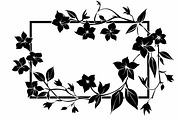 8 Floral Border Frame Bundle, an Illustration by Designs_River (Thumbnail 2 of 9)