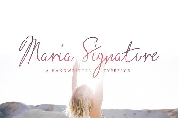 Maria Signature - Handwritten Font preview 7