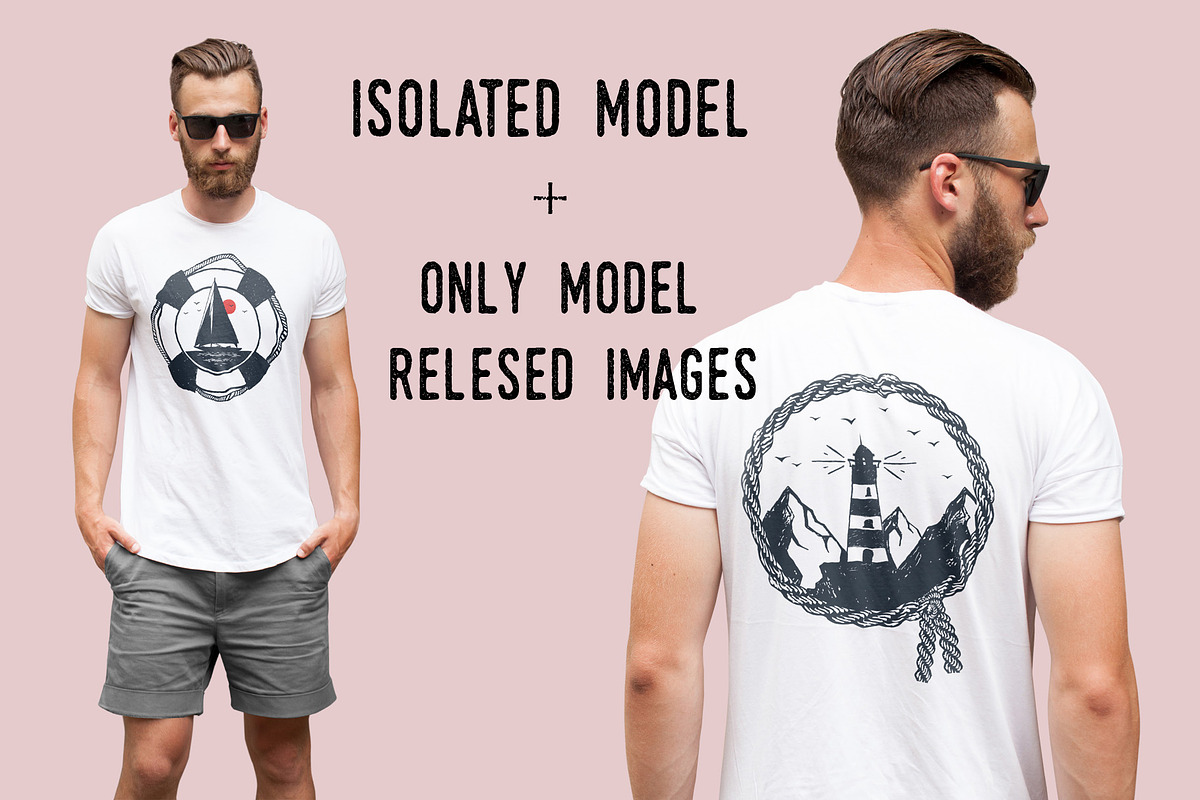 T-shirt mock up (front and back) # 1, a Shirt Mockup by Arfis (Photo 5 of 7)