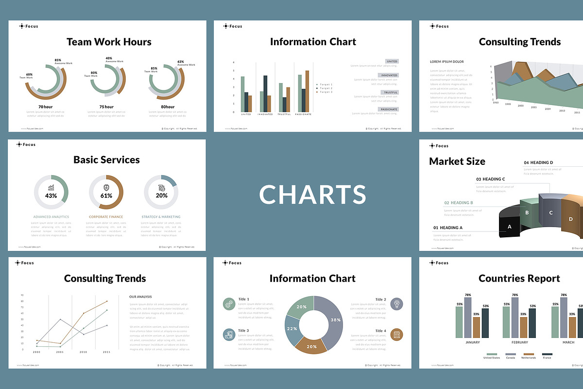 Focus PPT Design [135 Unique Slides], a Presentation Template by MotoCMS (Photo 6 of 8)