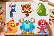 Lolly Lurkers - 6 Cute Monsters, a Seasonal Illustration by D R A W K M A N (Thumbnail 3 of 4)