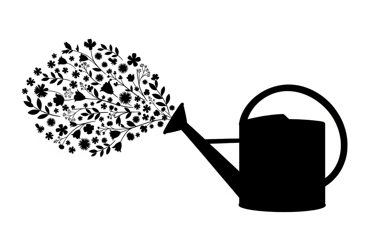 Floral Watering Can Design Bundle, an Illustration by Gaye Art (Photo 23 of 31)