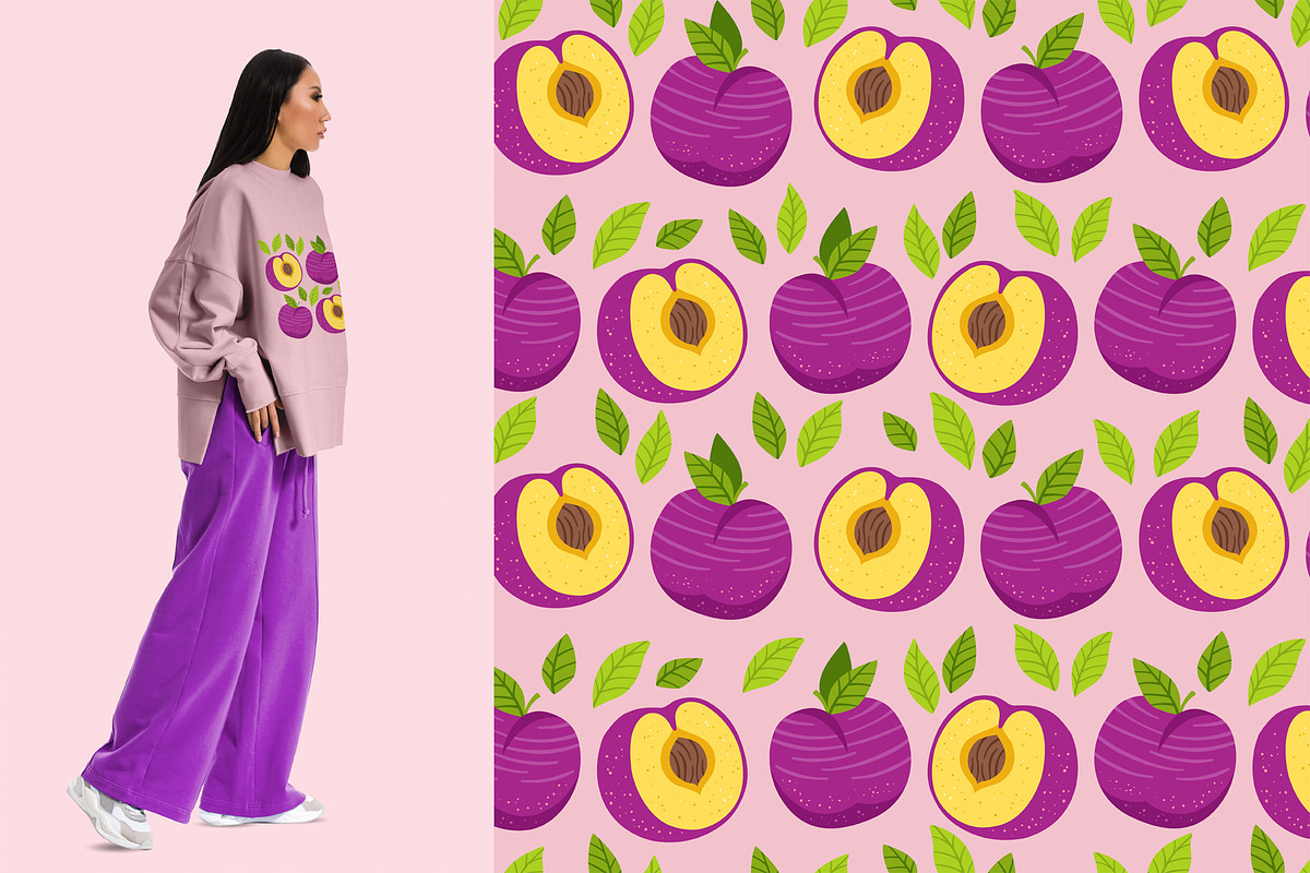 Fruits berries hand drawn vector set, a Food Illustration by Neliakott ♥ (Photo 7 of 11)