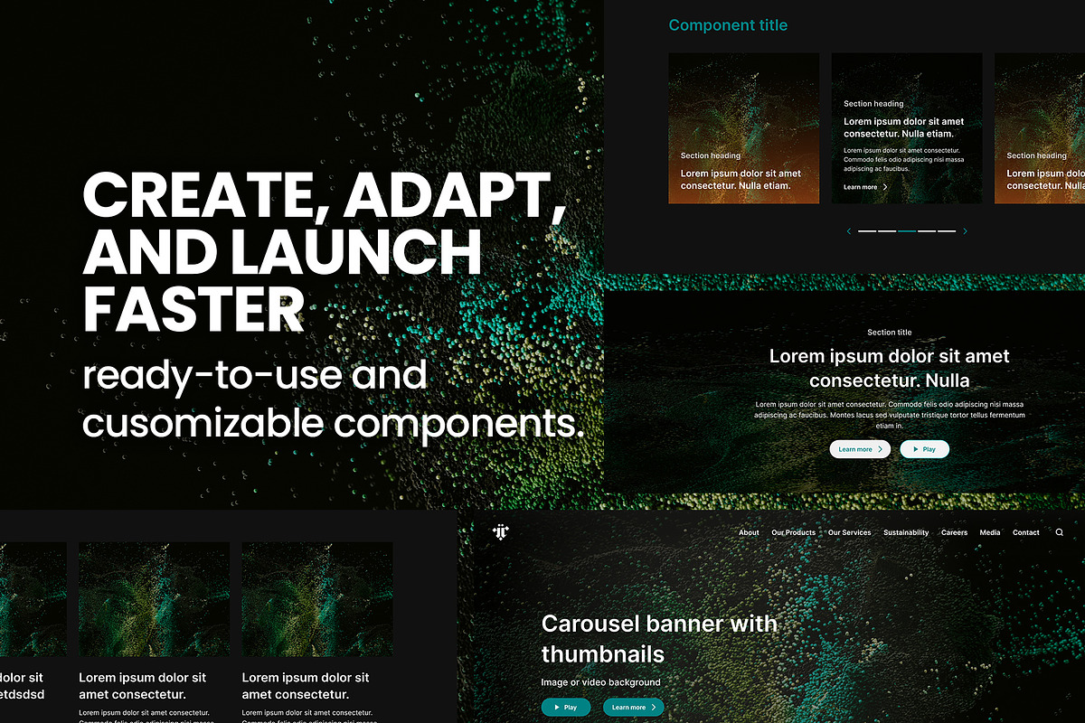 Modular Component Library Kit preview 4