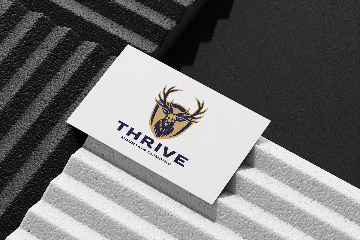 Modern Aggressive Stag in Shield Bad, a Branding & Logo Template by Suhandi (Photo 6 of 6)